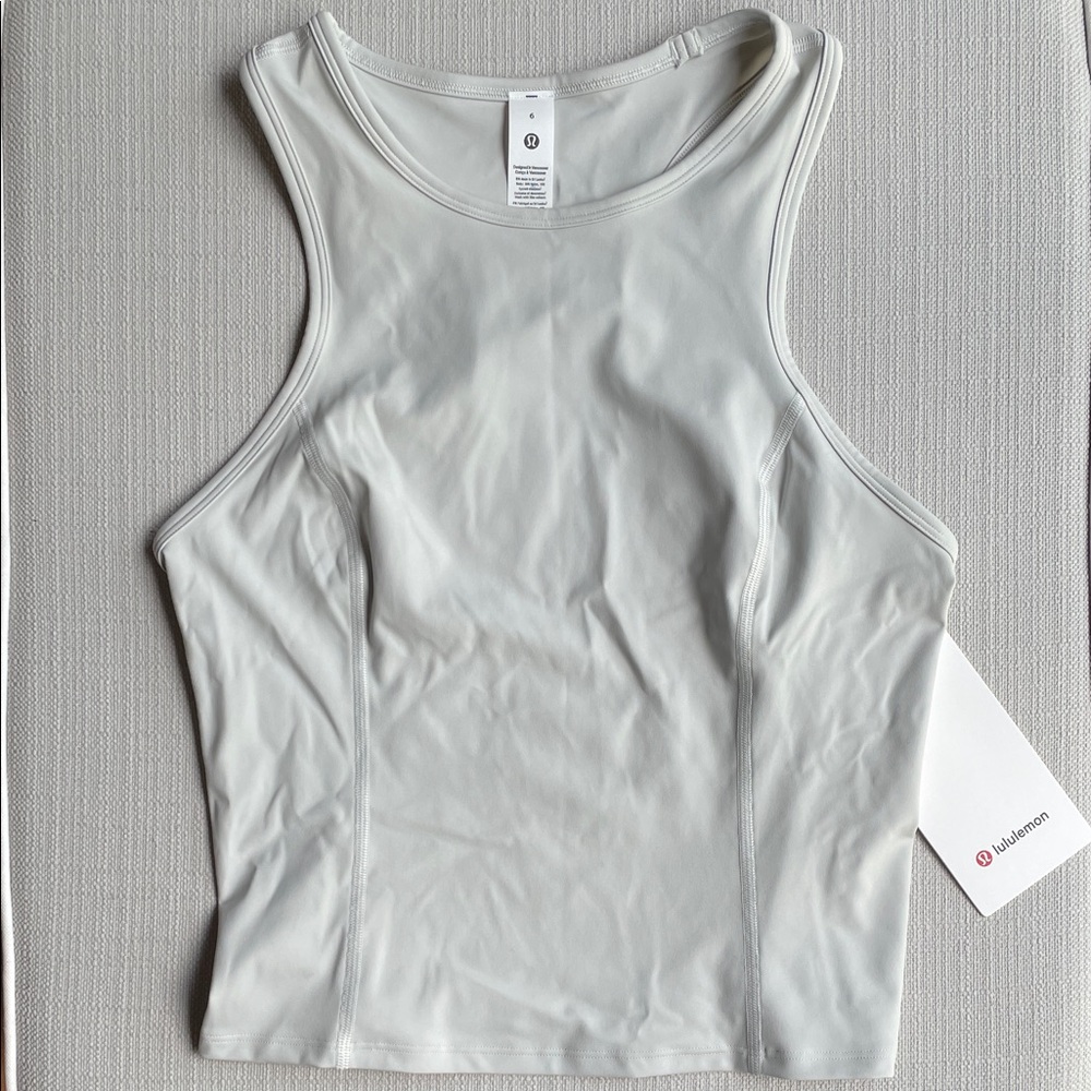 lululemon athletica nulux racerback cropped run tank - VPOR Size 6
